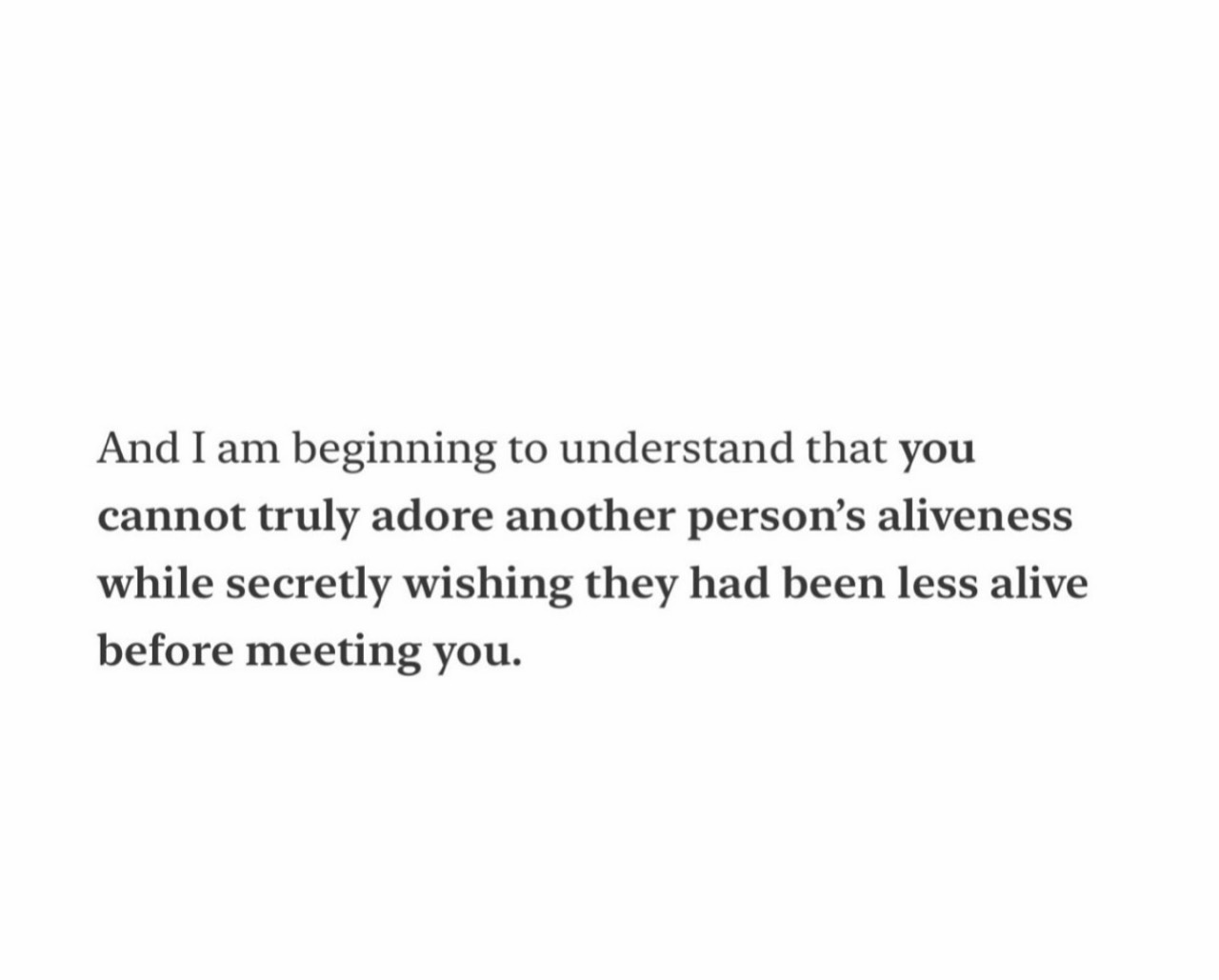 Original supplied page for Another person’s aliveness